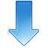down arrow, next step
