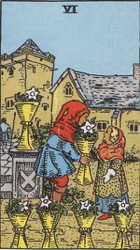 Six of Cups Tarot card meaning and interpretation